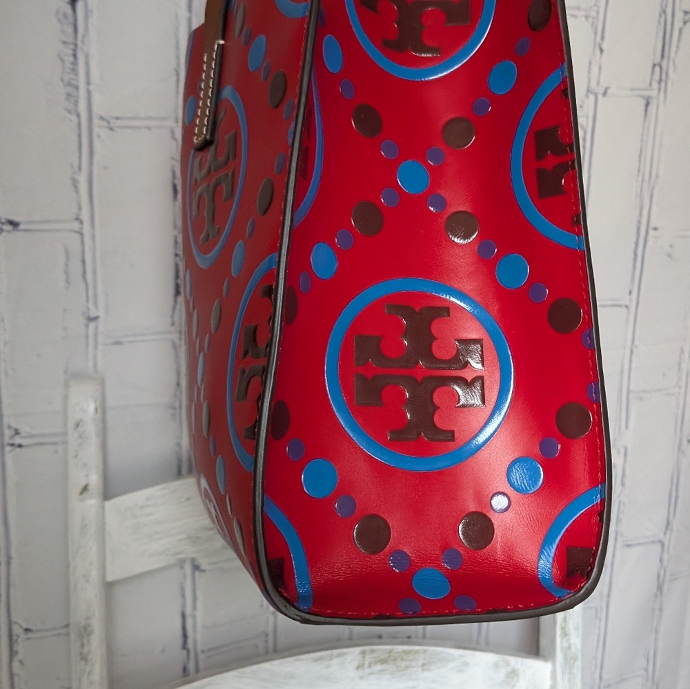 Tory Burch Monogram Handbag - Picture 10 of 16